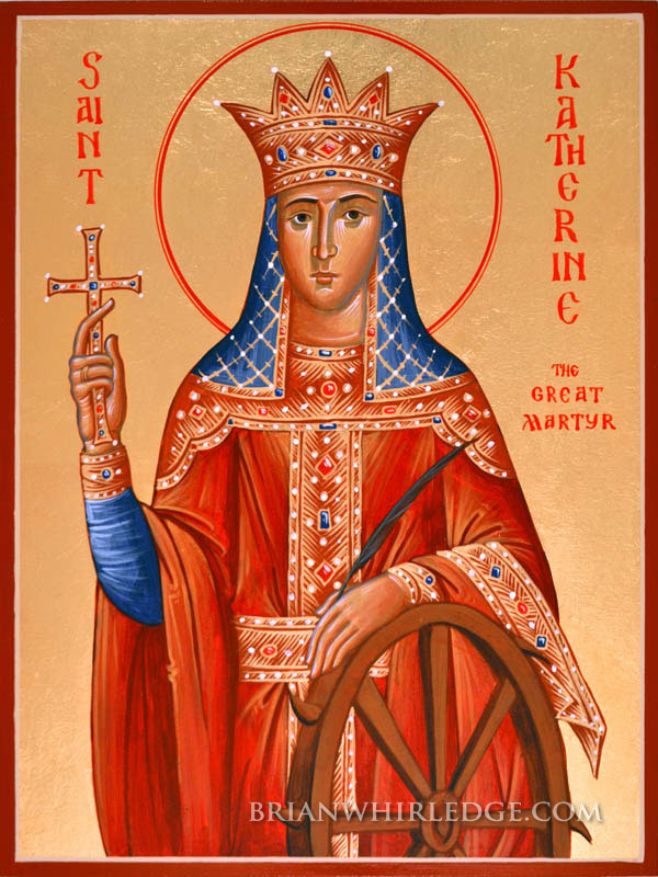 St Catherine of Alexandria, the Great Martyr Damascene Gallery