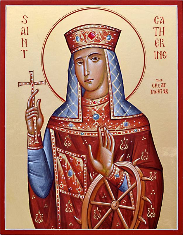 St Catherine of Alexandria, the Great Martyr Damascene Gallery